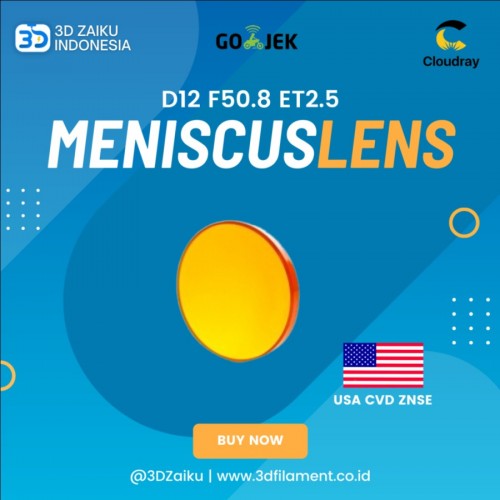 Original CloudRay Lensa CO2 Laser USA CVD ZnSe Meniscus 12 18 20 25 28 - D18 F50.8 ET2